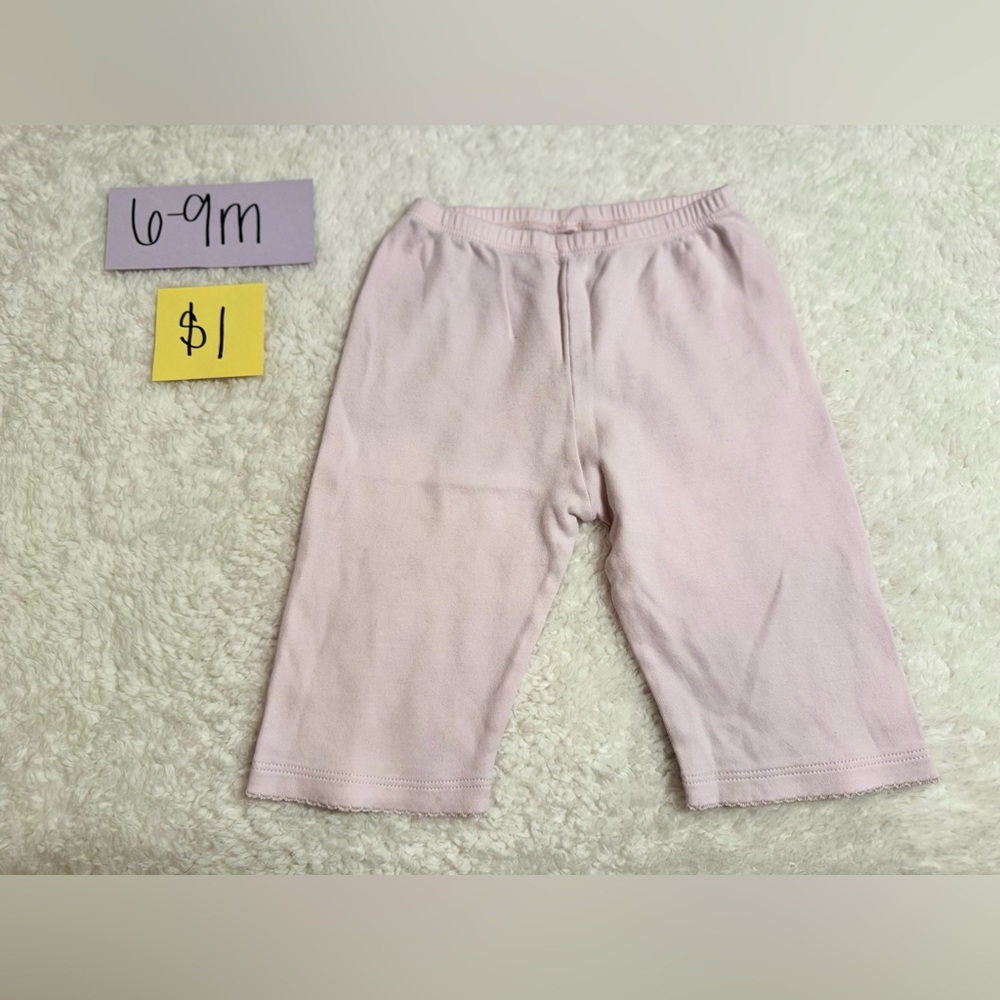 ❤️NWOT Infant Light Pink Soft Flowy Bottoms, 6-9 Months